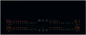 Варочная поверхность Electrolux индукционная, 60см, расширенная зона, Hob2Hood, черный №3