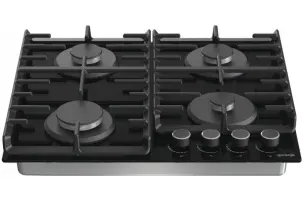 Варильна поверхня Gorenje газова на склі, 60см, чавун, чорний №4