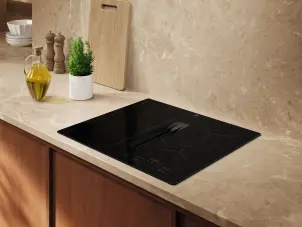 Варильна поверхня Electrolux індукційна, 60см, розширена зона, вбудована витяжка, чорний №6