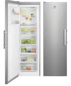 Морозильная камера Electrolux, 186x60х65, 278л, E, NF, инв., нерж. №1