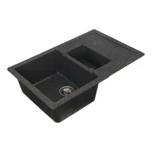 Гранитная мойка для кухни VALESO TOSKANA 7850W матовая Графит