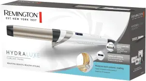 Плойка Remington HYDRAluxe, 61Вт, темп. режимов-5, D-32mm, 140-210С, дисплей, керамика, белый №8