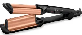 Плойка Babyliss Depp Waves, гофре , 85Вт, темп.режимів-3, 160-210С, природні хвилі, кераміка, турмалін , чорний