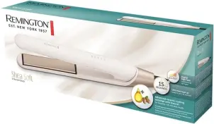 Випрямляч Remington Shea Soft, >300Вт, темп.режимів-5, 150-230С, кераміка, біло-золотий №10