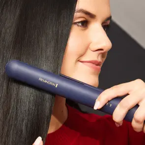 Випрямляч Remington Sapphire Luxe, 150-230С, чохол, кераміка, сапфіровий №6