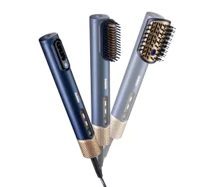 Стайлер Babyliss Air Wand, 1600Вт, темп.режимов-3, подвійна іонізація, 2 насадки, синій №3