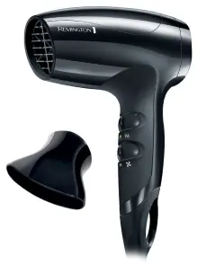 Фен Remington дорожный Compact, 1800Вт, 3 режима, эко режим, черный №1