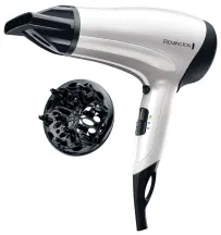 Фен Remington Power Volume 2000, 2000Вт, 3 режими, дифузор,турмалінова іоніз-я, хол. обдув, білий