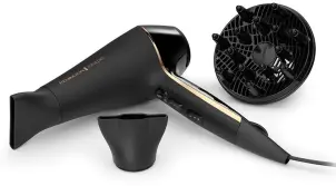 Фен Remington ProLuxe Midnight Edition, 2400Вт, 3 режими, дифузор, іоніз-я, хол. обдув, чорний №3