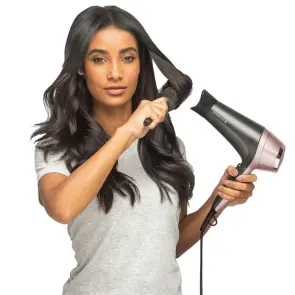 Фен Remington Curl&Straight Confidence, 2200Вт, 3 режими, дифузор,гребінець,іоніз-я, хол. обдув, чорно-беж №4