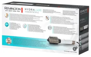 Фен-щітка Remington HydraLuxe, 1200Вт, 3 режими, іонізація, хол. обдув, кераміка, білий №10