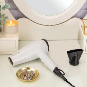Фен Remington Ionic Dry, 2200Вт, 3 режими,турмалінова іоніз-я, хол. обдув, білий №6