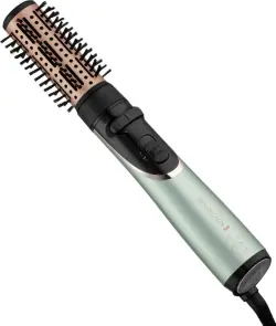 Фен-щетка Remington Botanicals, 800Вт, 2 режима, иониз-я, оборот., хол. обдув, керамика, мятно-черный №1