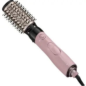 Фен-щітка Remington Coconut Smooth, 1000Вт, 2 режими, іонізація, хол. обдув, 2 насадки, чорно-рожевий №2