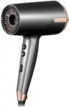 Фен Remington One, 2000Вт, 8 режимів, дифузор,чохол,іоніз-я, хол. обдув, термо-сенсор, сірий