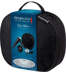 Фен Remington Style Edition, 2200Вт, 3 режими, іоніз-я, хол. обдув, дифузор, гребінець, резинка, кейс, чорно-сірий №8