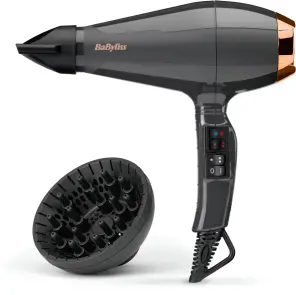 Фен Babyliss Air Pro, 2200Вт, 2 режими, дифузор, іоніз-я, хол. обдув, чорний №2