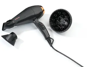Фен Babyliss Air Pro, 2200Вт, 2 режими, дифузор, іоніз-я, хол. обдув, чорний №8