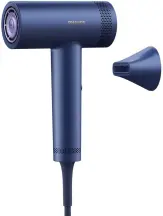 Фен Philips 8000 Series, 1400Вт, 3 режима, ионизация, холл. обдув, турборежим, аквамарин