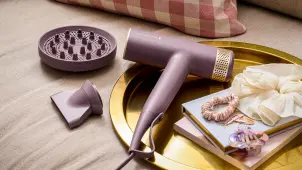 Фен Remington AIRvive, 1600Вт, 3 режими, дифузор, іоніз-я, хол. обдув, фіолетово-золотий №5