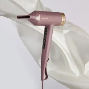 Фен Remington AIRvive, 1600Вт, 3 режими, дифузор, іоніз-я, хол. обдув, фіолетово-золотий №6