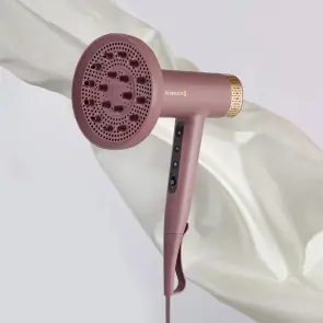 Фен Remington AIRvive, 1600Вт, 3 режими, дифузор, іоніз-я, хол. обдув, фіолетово-золотий №7