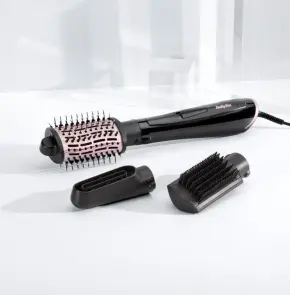 Фен-щітка Babyliss Style Smooth, 1000Вт, 2 режими, іоніз-я, хол. обдув, кераміка, чорний №4