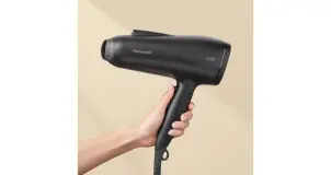 Фен Panasonic, 2300Вт, 3 режима, ионизация, холл. обдув, черный №8