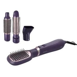 Фен-щетка Philips 3000 Series, 800Вт, 3 режима, ионизация, 4 насадки, фиолетовый №2