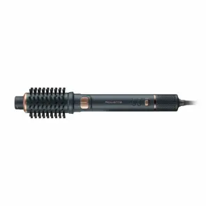 Фен-щетка Rowenta Air Rotate, 1300Вт, 4 режима, иониз-я, холл. обдув, функция фена, 3 насадки, керамика, черно-золотой №3