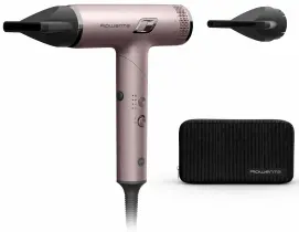 Фен Rowenta T-Shape Maestria Nano Foldable, 1700Вт, 3 режима, иониз-я, холл. обдув, кейс, розовый