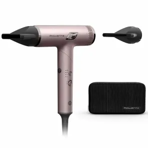 Фен Rowenta T-Shape Maestria Nano Foldable, 1700Вт, 3 режима, иониз-я, холл. обдув, кейс, розовый №2
