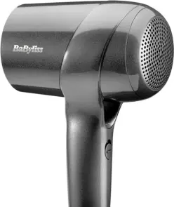 Фен Babyliss Titanium Shine, 1600Вт, 3 режима, ионизация, холл. обдув, 2 насадки, темно-серый №3