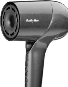 Фен Babyliss Titanium Shine, 1600Вт, 3 режима, ионизация, холл. обдув, 2 насадки, темно-серый №5