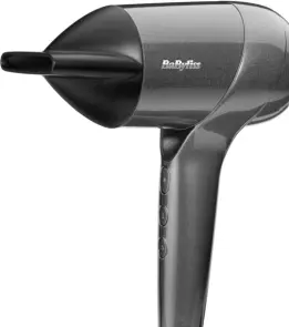 Фен Babyliss Titanium Shine, 1600Вт, 3 режима, ионизация, холл. обдув, 2 насадки, темно-серый №6