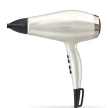 Фен Babyliss Stardust Shimmer, 2000Вт, 3 режими, іонізація, хол. обдув, 1 насадка, білий