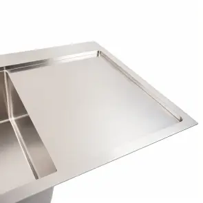 Кухонна мийка CM 78*50 L нержавійка VALESO Handmade (круглий сифон 3,0/0,8) №2