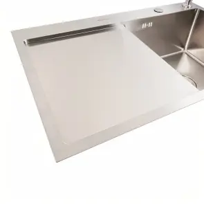 Кухонная мойка CM 78*50 R нержавейка VALESO Handmade (круглый сифон 3,0/0,8) №3