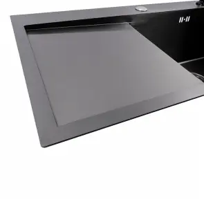 Кухонна мийка PVD чорна VALESO CM 78*43 R Handmade №3