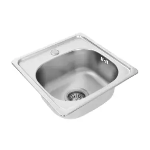 Кухонна мийка з нержавіючої сталі VALESO 3838В САТИН 0,6/160 №1