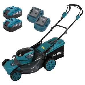 Акумуляторна газонокосарка PROFI-TEC EcoCut 51 (2×PT2080EP (8.0 Аг), зарядний пристрій) №1