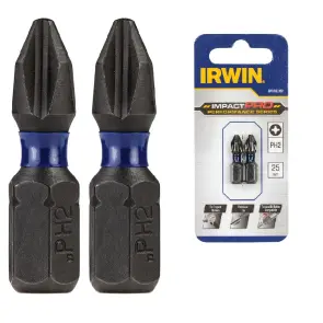 Бита IMPACT PRO PERF 25MM PH2 2PK 2шт. №1