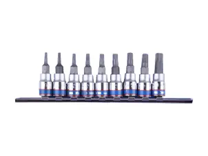 Набор бит Torx 1/4" 9 единиц на планке №1