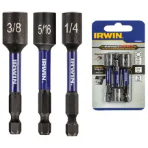Набор держателей шурупов IMPACT PRO 65мм, 3шт. : 7мм (9/32"), 8мм (5/16"), 10мм (25/64"), IRWIN.