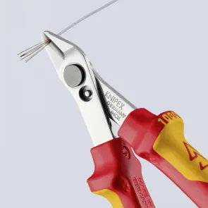 Кусачки Electronic Super Knips, діаметр 1,6мм, 125мм VDE KNIPEX 78 06 125 SB, полированные №3
