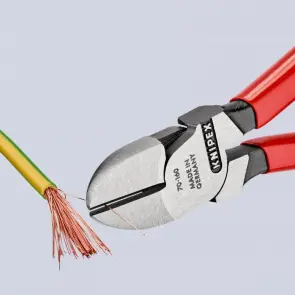 Кусачки бокові (бокорізи), діаметр 4,0мм, 160мм KNIPEX 70 01 160, фосфатовані №4