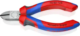 Кусачки боковые (бокорезы), диаметр 3,0 мм, 125 мм KNIPEX 70 02 125, фосфатированные