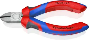 Кусачки боковые (бокорезы), диаметр 3,0 мм, 125 мм KNIPEX 70 02 125, фосфатированные №1