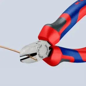 Кусачки боковые (бокорезы), диаметр 3,0 мм, 125 мм KNIPEX 70 02 125, фосфатированные №2