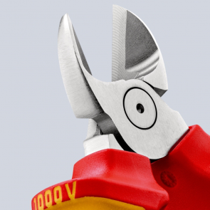 Кусачки боковые (бокорезы), диаметр 4,0 мм, 160 мм VDE KNIPEX 70 06 160, хромированные №6